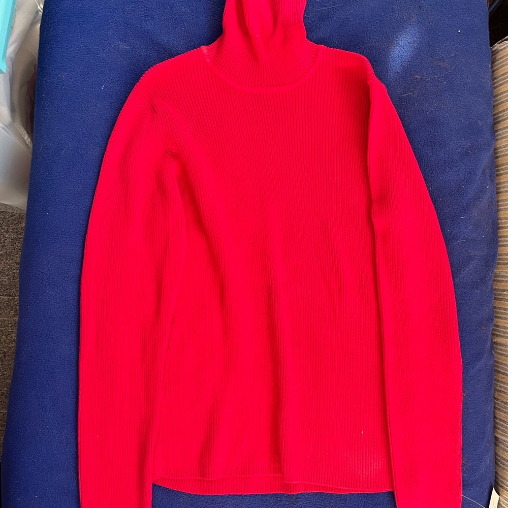 Red Turtleneck Sweater